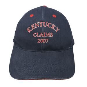 Kentucky Claims 2007 Strapback Hat Blue One Size Embroidered Vitronic